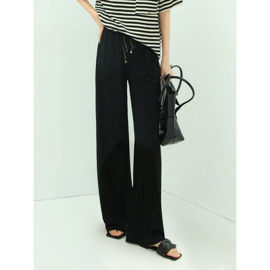 Urban High Rise Wide Leg Knitted Pants-0